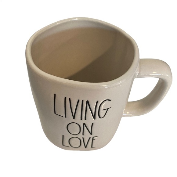 Rae Dunn Coffee Mug “Living on Love - Picture 2 of 3